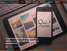 Tablet Screenshot of creatiwity.net